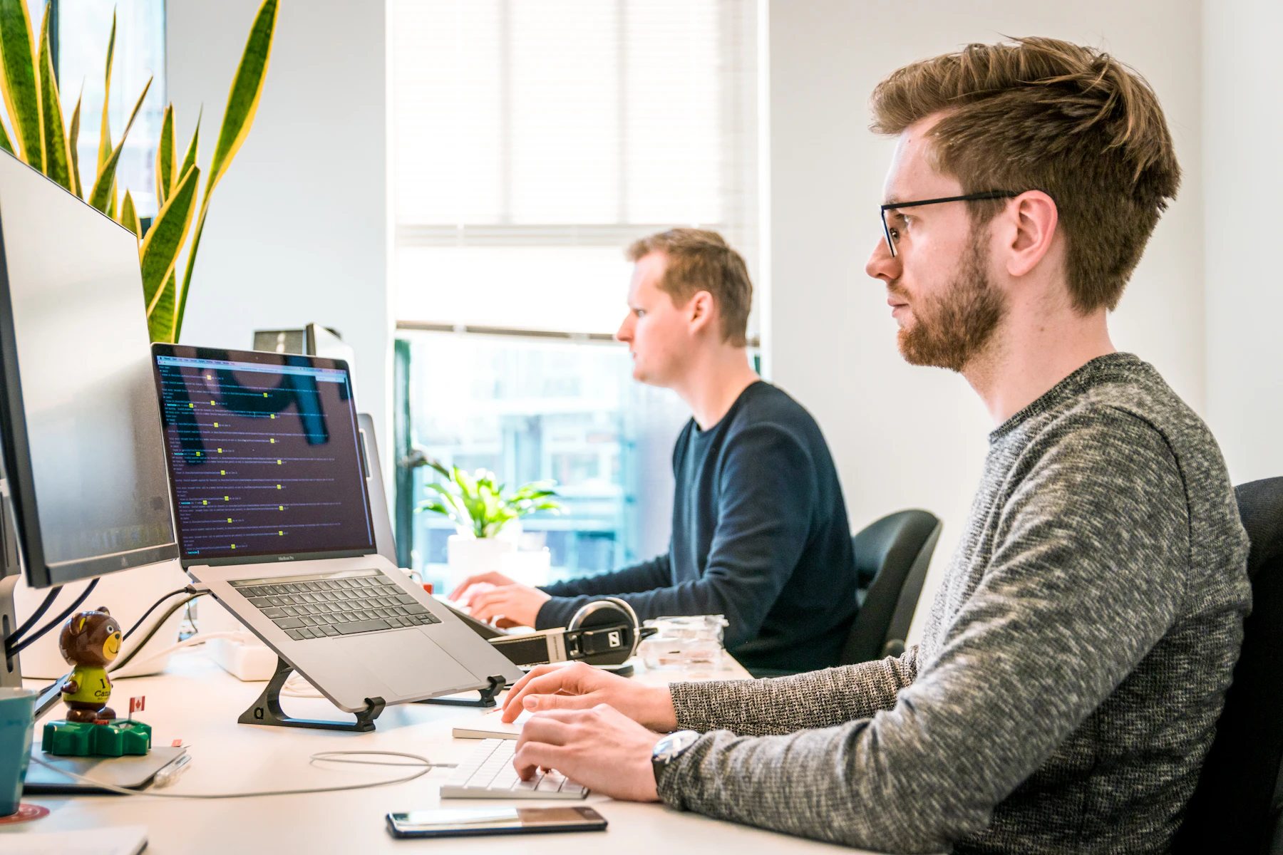IT helpdesk agents supporting users around the clock